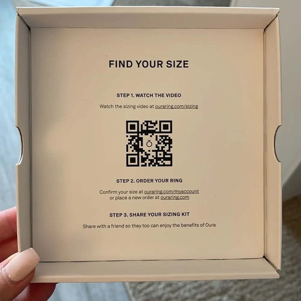 Oura ring sizing kit only
